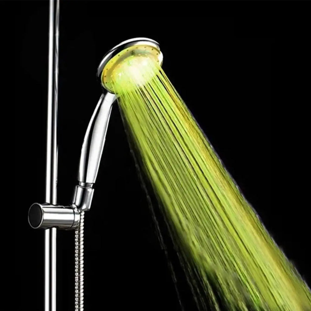 HydroGlow LED Shower Head – High Pressure, Temperature Color-Changing