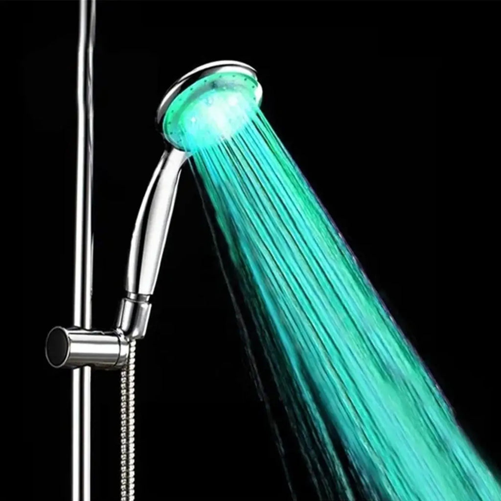 HydroGlow LED Shower Head – High Pressure, Temperature Color-Changing