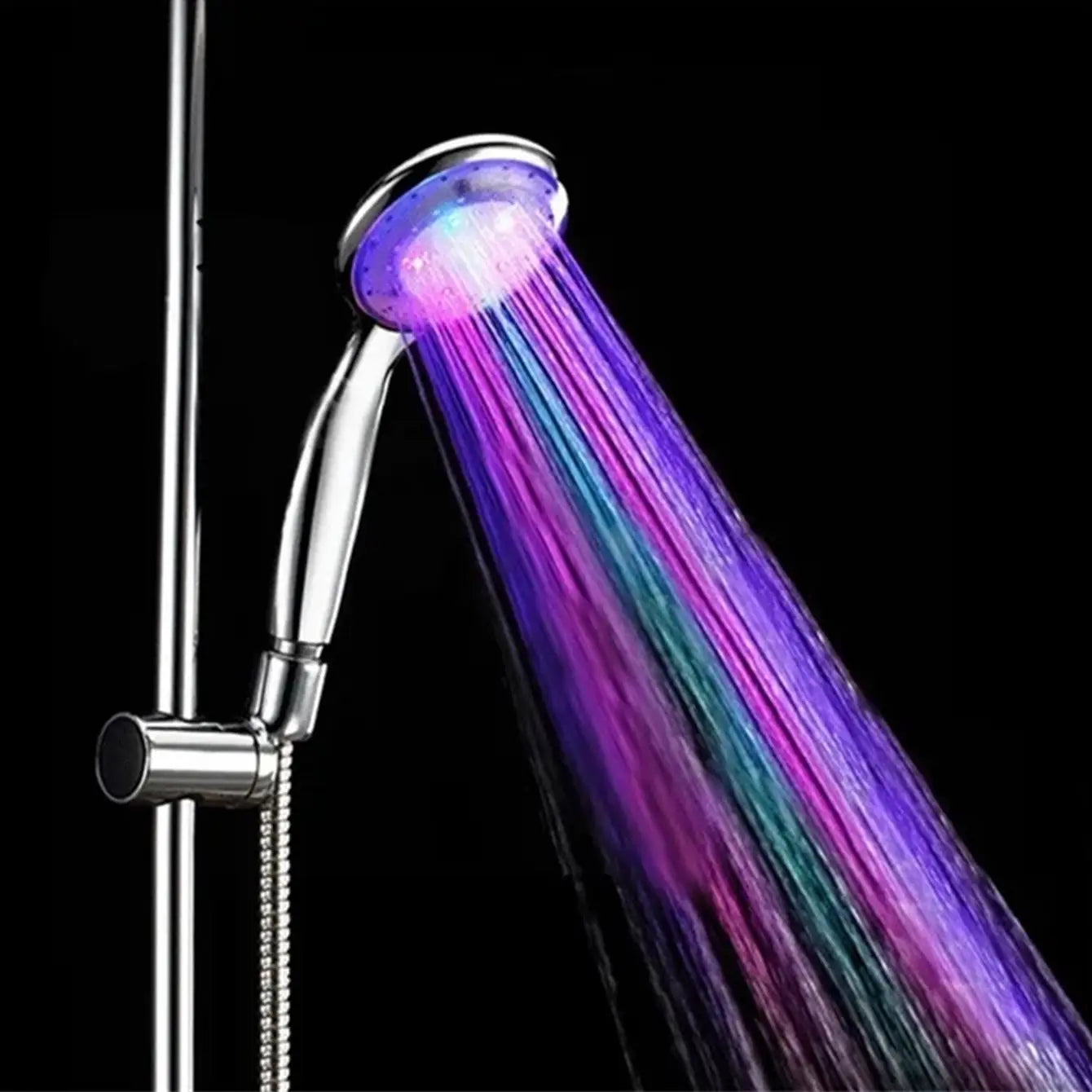 HydroGlow LED Shower Head – High Pressure, Temperature Color-Changing